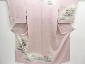 色紙に花模様訪問着